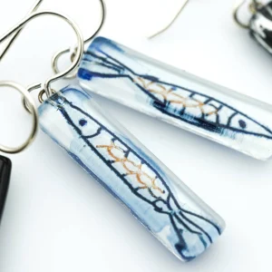 Pisces Bar Earrings