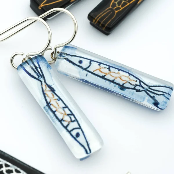 Pisces Bar Earrings