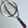 Red Fused Dichroic Glass and Bead Necklace