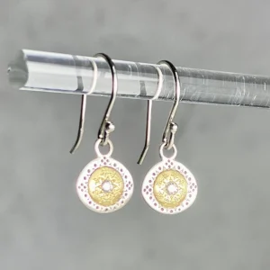 Seeds of Harmony Single Stone Diamond Earrings