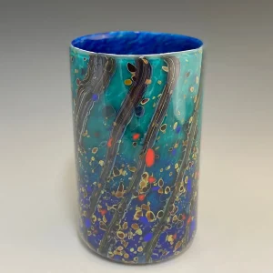 Small Ocean Forest Cylinder Vase