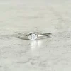 Stackable Ring with CZ