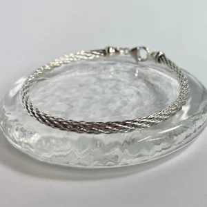 Sterling Silver 2mm Cable Bracelet