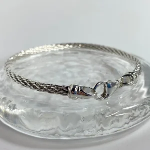 Sterling Silver 2mm Cable Bracelet