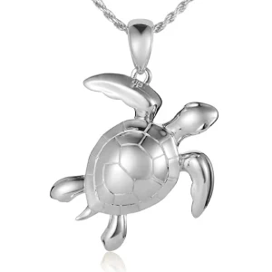 Sterling Silver Turtle Pendant