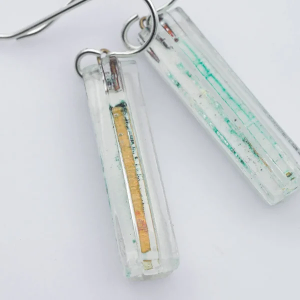 Tactile Ice Bar Earrings