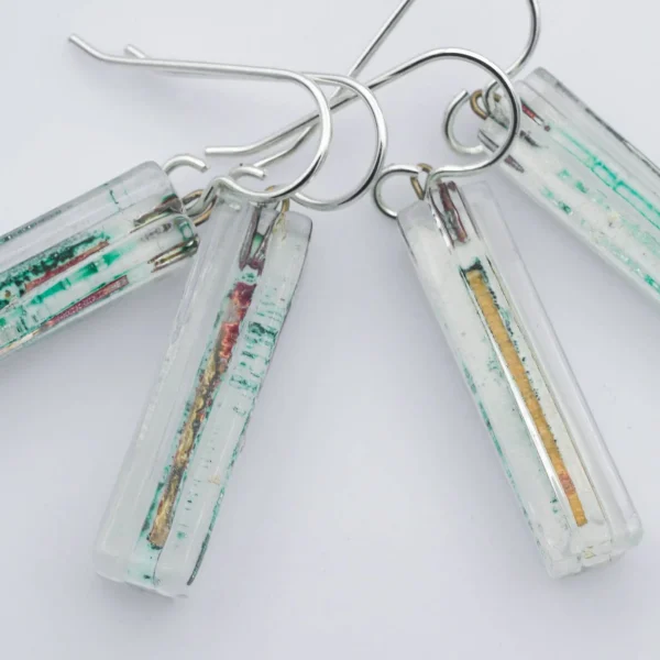 Tactile Ice Bar Earrings