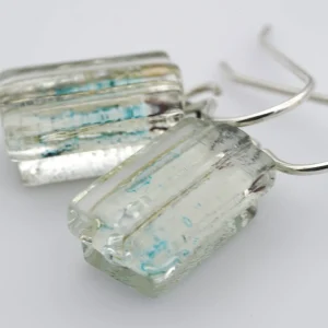 Tactile Ice Drop Earrings