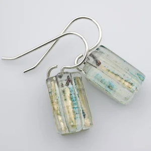 Tactile Ice Drop Earrings